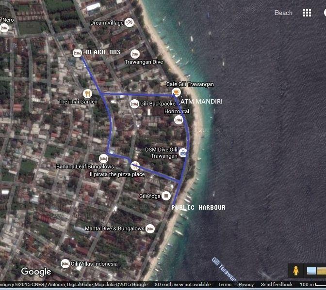 Beach Box Bungalow Gili Trawangan Buitenkant foto
